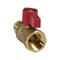 Everflow Flarex3/4" FIP Gas Ball Valve, Brass 5/8" FTGV-58R34F - alternate 3