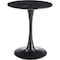 Leisuremod Bristol Round MDF Dining Table - Pedestal Base Kitchen Table, Modern Style BTBL-B27BLMT - alternate 7