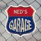 Signmission Ned's Garage, 6 Inch X 6 Inch, Plastic Sign SHI-P-6-383-NED - alternate 5