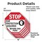 Signmission Stop Ear Protection Required Beyond, 4 inch X 4 inch, Vinyl Decal, 5PK OC-D-5PACK-4-178 - alternate 3