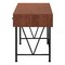 Homeroots 47" Brown and Black Computer Desk With Three Drawers 489912 - alternate 8