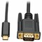 Tripp Lite USB C to VGA Adapter Converter Cable 1080p Type C to VGA 6ft U444-006-V - alternate 1