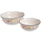 Gibson Home Gibson Elite Luxembourg 2 Piece Floral Hand Painted Round Stoneware Bowl Set 92996.02R - alternate 1