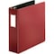 Business Source Slanted Dring Binders, Red BSN33114 - alternate 1