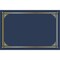 Geographics Certificate Holder, Linen, Gold Foil, Navy Blue, 8PK 48761 - alternate 2