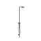 Axor Starck Showerpipe 240 1-Jet, 1.75 GPM in Brushed Black Chrome 12673341 - alternate 1