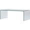 Homeroots 24" Clear Glass Sled Coffee Table 554277 - alternate 1