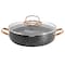 Korkmaz Galaksi 7 Piece Non Stick Aluminum Cookware Set in Black and Rose Gold A1372 - alternate 7