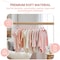 Simple Deluxe Kids Velvet Hangers, 11 Inch Durable Children Hangers for Closet, Pink, 50PK HKHANGVELVETKID50PNK - alternate 6