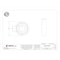 Tritan Deep Groove Radial Ball Bearing, 1621 Industry Number, Double Sealed, 1/2 in Dia, Alloy Steel 3843 2RS PRX - alternate 2