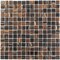 Apollo Tile Mingles 12 in. x 12 in. Glossy Bark Brown Glass Mosaic Wall and Floor Tile 20 sq. ft./case, 10PK MIX2088BR619A - alternate 1