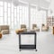 Luxor Cart, (2) Flat Shelves, 18"x32", High Density Polyethylene (Shelf), Polyvinyl Chloride (Leg), 18" W EC22-B - alternate 11
