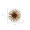 Homeroots Set of Two Gold Iron Decorative Spiky Sphere Tabletop Sculptures, 2PK 568886 - alternate 4