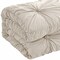 Homeroots Beige Twin Polyester 180 Thread Count Washable Down Comforter Set 528925 - alternate 6