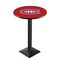 Holland Bar Stool Co 36" Blk Wrinkle Montreal Canadiens Pub Table, 36" dia. Top L217B3636MonCan - alternate 1