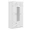 Homeroots Two Piece White Solid and Manufactured Wood Bedroom Set 596533 - alternate 5