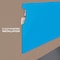 Fab Glass And Mirror Eased Corners - Glass Dry Erase Board - Frameless Glass Board for Wall - Surface Blue 48in x72in - GBZ48x72-SB606 - alternate 8