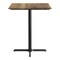 Flash Furniture Commercial 36" Natural HPL Tabletop with Black Bar Height X Base ST-SQ36-NAT-T3030B-GG - alternate 4