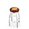 Holland Bar Stool Co 36" Chrome Central Michigan Swivel Bar Stool, Accent Ring L8C2C36CenMic - alternate 1
