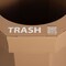 Happimess Fleur 25-Gallon Disposable Corrugated Cardboard Event Trash Can and Recycling Bin, Plain Brown, 2PK HPM1300A-SET2 - alternate 5