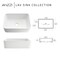 Anzzi Modena Series 5.4 in. Ceramic Rectangular Vessel Bathroom Sink Basin in White LS-AZ922 - alternate 4