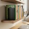 Acrimet Clear Plastic Bookends 1 Pair, Book Holder (Black), 2PK 290.7 - alternate 6