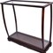 Homeroots 14in Silver And Clear Glass Standard Display Stand 364380 - alternate 3