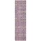 Homeroots 8' Runner Lavender and Ivory Floral Washable Non Skid Indoor Outdoor Runner Rug 564339 - alternate 7