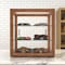 Koolmore 20 In. Artisan Wooden Bakery Square Display case, 2.5 cu ft, Dark wood color 3 Tiers KM-BDW-20D - alternate 5