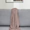 Homeroots 52" X 67" Burgundy And Ivory Cotton Woven Herringbone Throw Blanket with Tassels 476208 - alternate 5