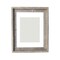 Homeroots 16" x 20" Gray And Brown Distressed Solid Wood Hanging Picture Frame with Mat 380274 - alternate 1