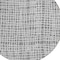 Homeroots 8' Gray Charcoal And Silver Round Striped Washable Indoor Outdoor Area Rug 583428 - alternate 5