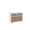 Homeroots Modern White And Natural Two Door Console Table 389028 - alternate 5