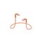 Monoprice Cat6A Ethernet Patch Cable - Bendable UTP 30AWG 1ft Orange 49096 - alternate 3