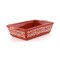 Laurie Gates 2 Piece Tierra Wax Relief Stoneware Baker Set in Red and Mint 136569.02 - alternate 6