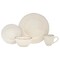 Homeroots Ivory Sixteen Piece Ceramic Service For Four Dinnerware Set 534551 - alternate 1