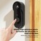 Wrightmaster Wired Plug-in Doorbell Camera with Chime, Night Vision, Audio Recording, IP66, Black ZR-X8 - alternate 6