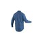 First Tactical Long Sleeve Shirt, 35% Cotton, 65% Polyester, Button, Zipper, 2 Pocket(s), French Blue, S 111011 - alternate 5