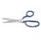 Klein Tools Bent Trimmer w/Large Ring, Blue Coating, 8-Inch 208LR-BLU-P - alternate 2