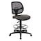 Office Star Products DC Series Deluxe Custom Dillon Fabric Drafting Chair with 18" Diameter Foot ring, Dillon Graphite DC2990V-R111 - alternate 1