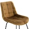 Elama 2 Piece Tufted Accent Chair in Brown with Metal Legs ELM-799-18-BRWN - alternate 6