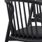 Homeroots Five Piece Black Round Dining Set with Four Chairs 571708 - alternate 7