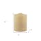 Homeroots 5" Ivory Flameless Pillar Candle 485146 - alternate 4