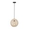 Homeroots Natural Sphere Rattan Ceiling Light With Natural Shades 651686 - alternate 3