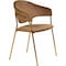 Leisuremod Bella Collection Modern Dining Chair in Brown BC21BR - alternate 1