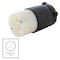 Ac Works Connector, NEMA 5-15R Female, 15A 125V, Industrial Grade, DIY Cord Repair AS515R - alternate 4