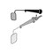 K&M Mfg Mirror Kit for Buhler-Versatile/New Holland-Ford Genesis Series Tractors Left-Hand Black 3168 - alternate 1