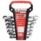 Vulcan Wrench Set, 7-Piece, Chrome Vanadium Steel, Mirror Polish, Silver, Specifications: SAE Measurement FPG7I - alternate 3