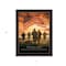 Homeroots Bless Americas Heroes Black Framed Print Wall Art 404820 - alternate 3