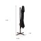 Homeroots 10ft Black Polyester Square Tilt Cantilever Patio Umbrella With Stand 485654 - alternate 3